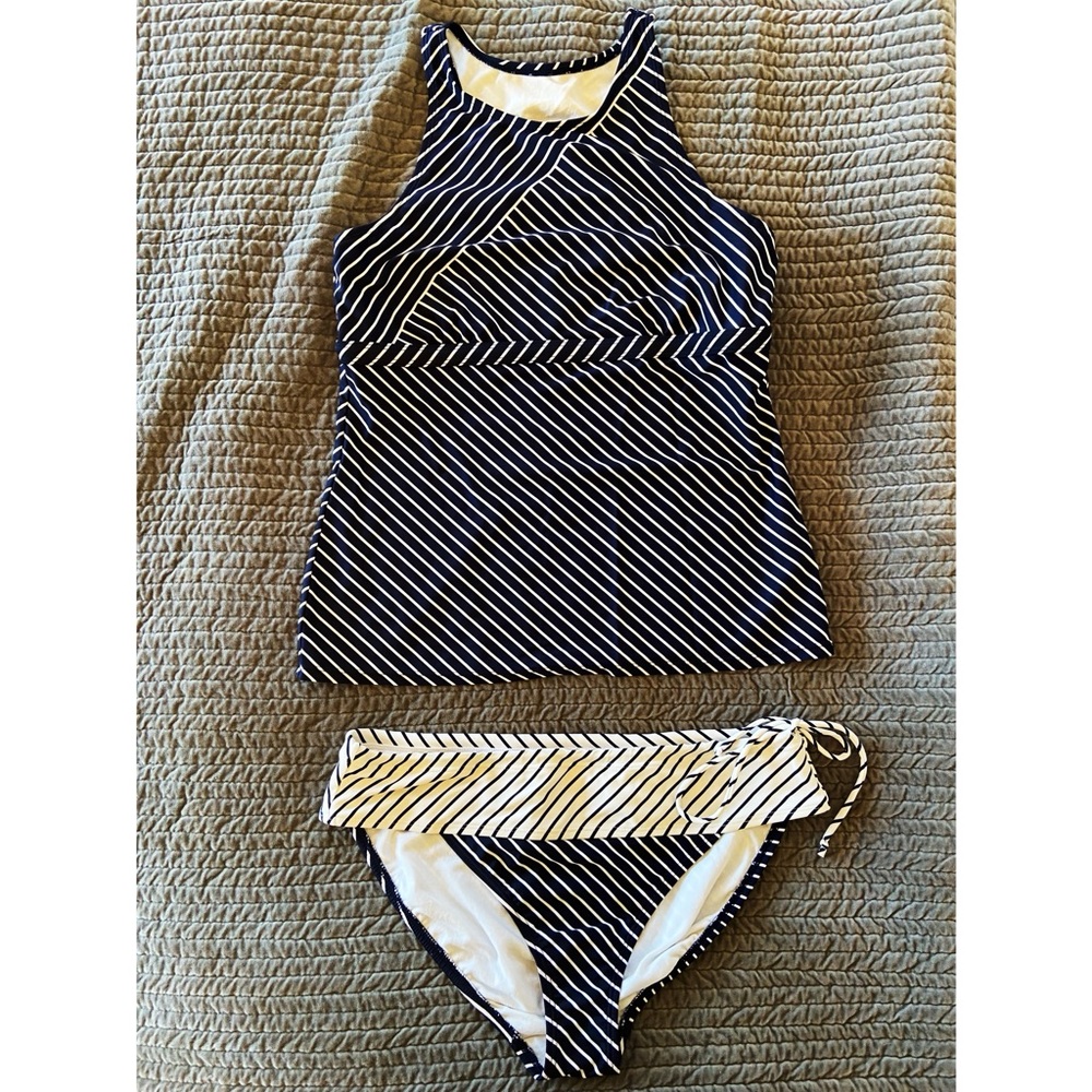 Athleta Offshore Tankini and Side Tie Bikini Bottom